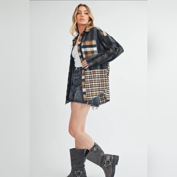 Lena Plaid Flannel Shirt - Picture 7 of 7